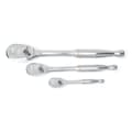 Apex Tool Group 3 Pc 1/4 3/8 & 1/2 90T Tooth Ratchet Set, 81206T 81206T